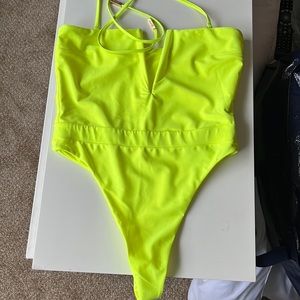BRAND NEW MBM THONG SWIM XL